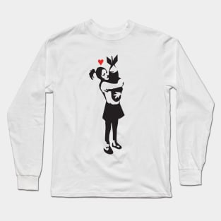 Banksy Bomb Hugger Street Artist Graffiti Long Sleeve T-Shirt